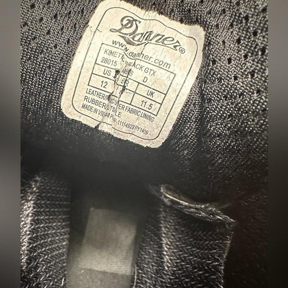 Danner men’s goretex black boots size 12 - Picture 5 of 9